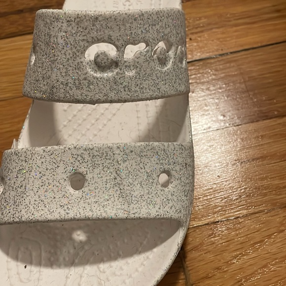 Crocs white glitter baya sandal - Picture 3 of 3